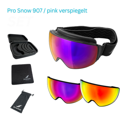 Pro Snow 907 / pink mirrored