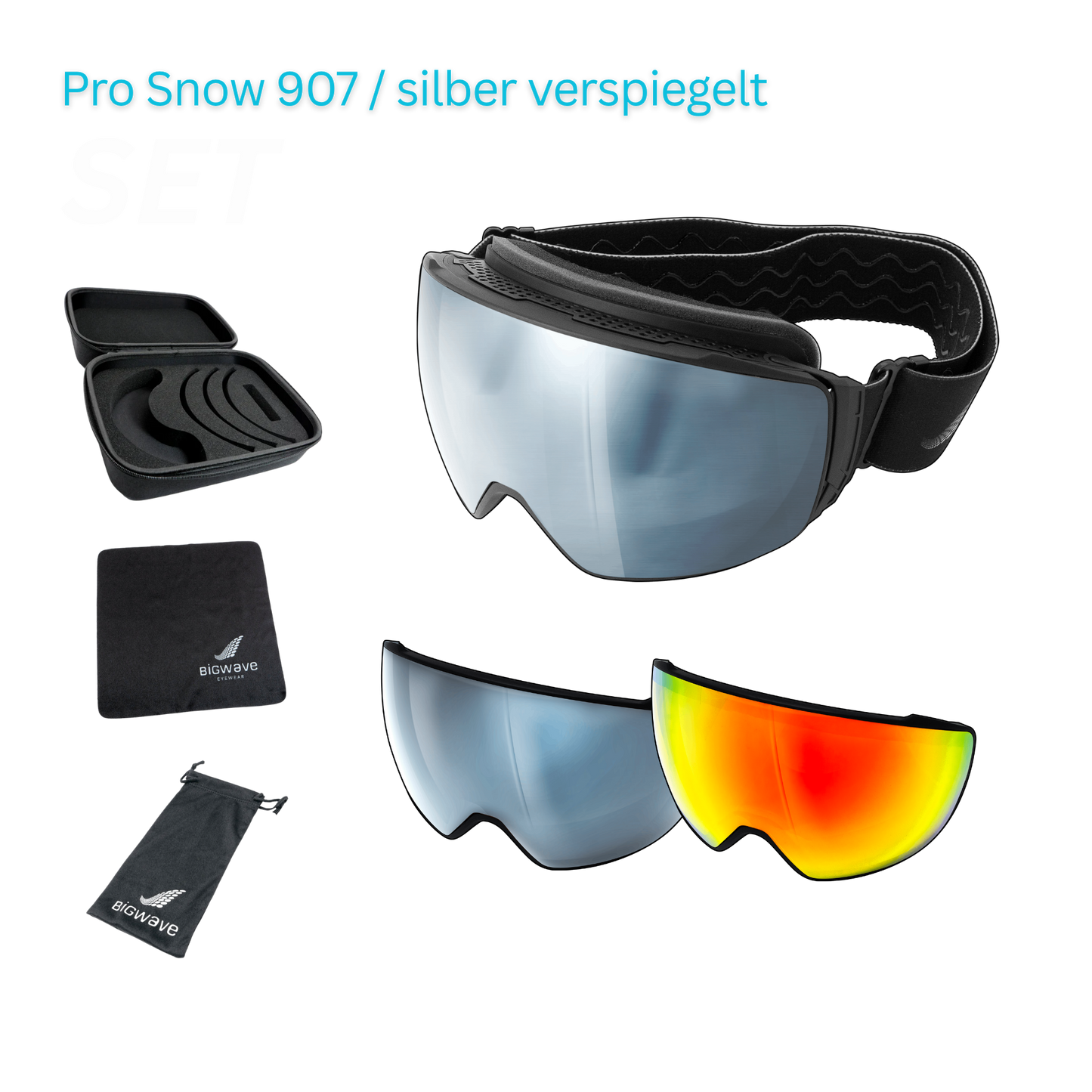 Pr Snow 907 / silver mirrored