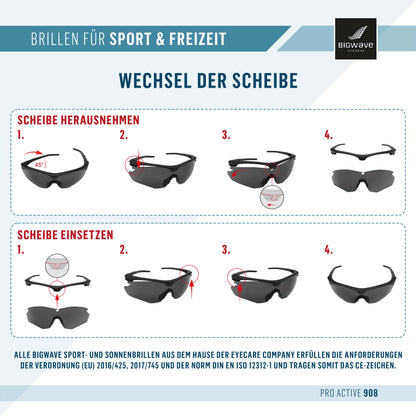 Pro Active 908-04 / blau verspiegelt