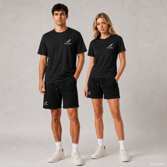 Bigwave Active T-Shirt Unisex Schwarz